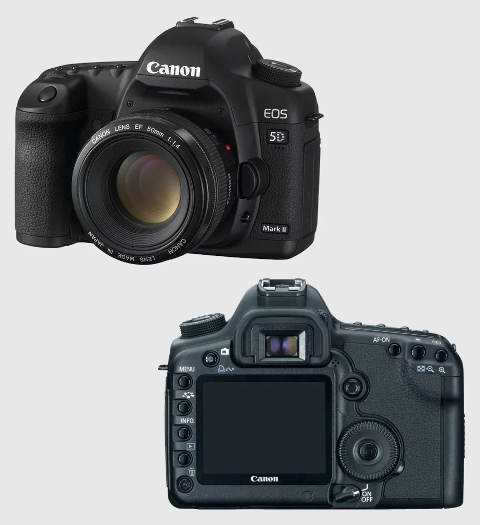 Aynasız Devrimi Şekillendirmeye Yardımcı Olan Kameralar 5 canon 5d mark ii