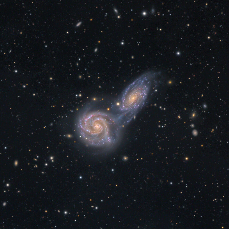 2022 Yılının Astronomi Fotoğrafçısından En İyi Fotoğraflar 8 G 2844 103 Arp 271 Cosmic Collision 1