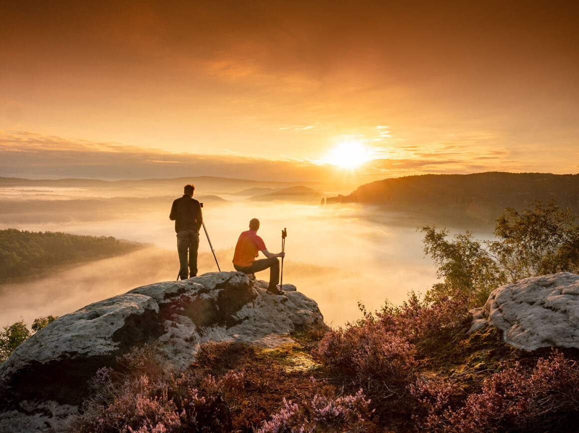 dag uzerindeki fotografcilar