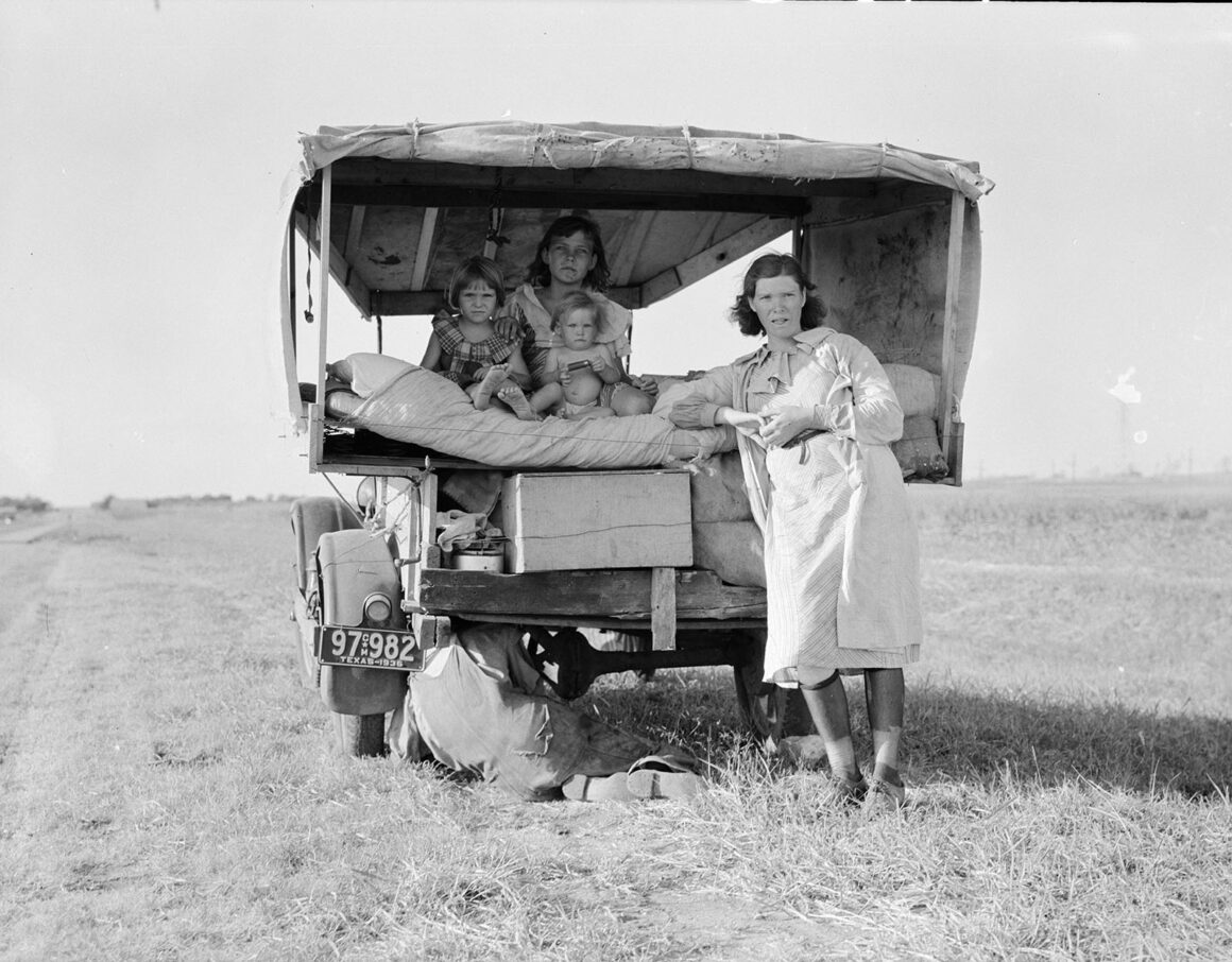 Dorothea Lange: Buhran Dönemi Kırsal Amerika Fotoğrafçısı 9 dallas and austin texas family dorothea lange