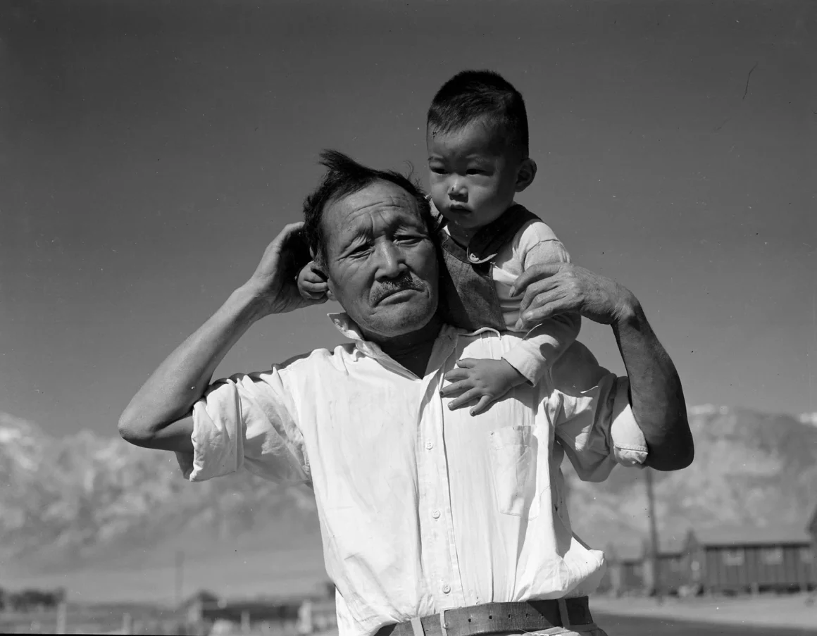 father son internment camp dorothea lange