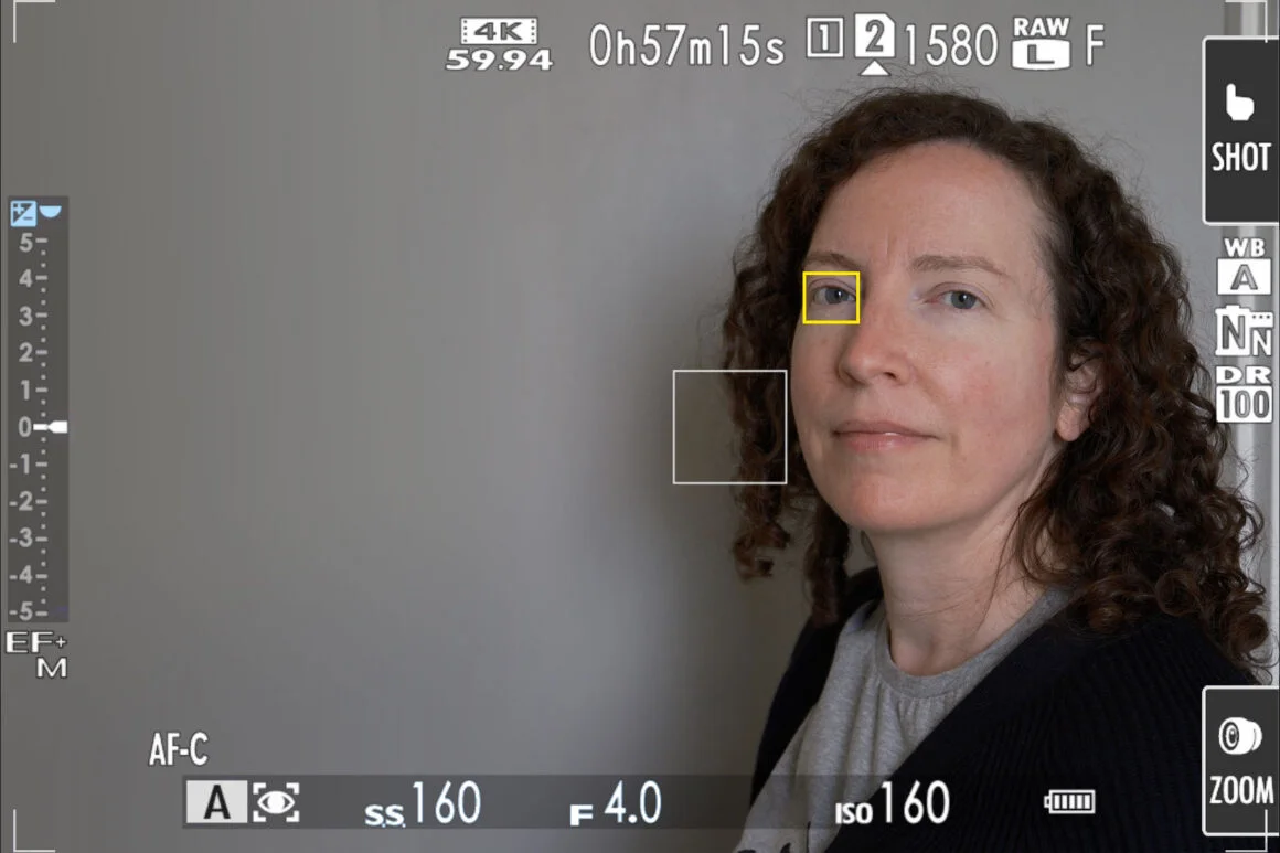 İncleme: Fujifilm X-H2S 4 Eye Detection UI
