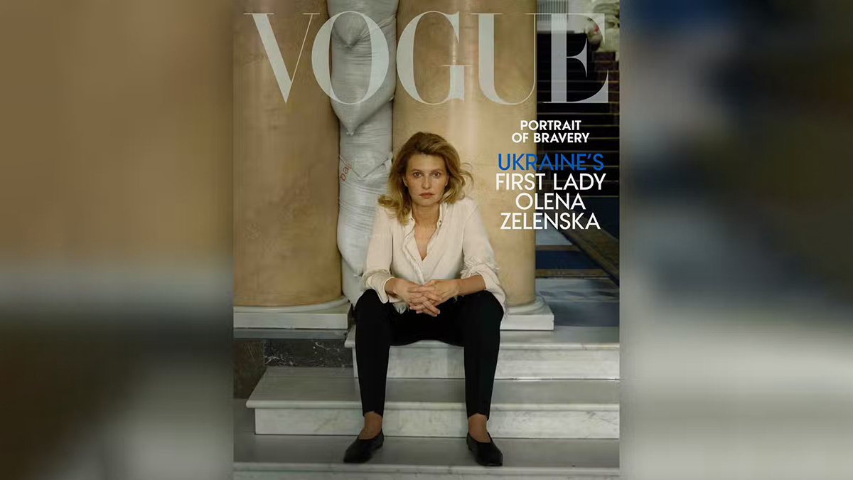 Ukraine First Lady Olena Zelenska covers digital issue of Vogue 1