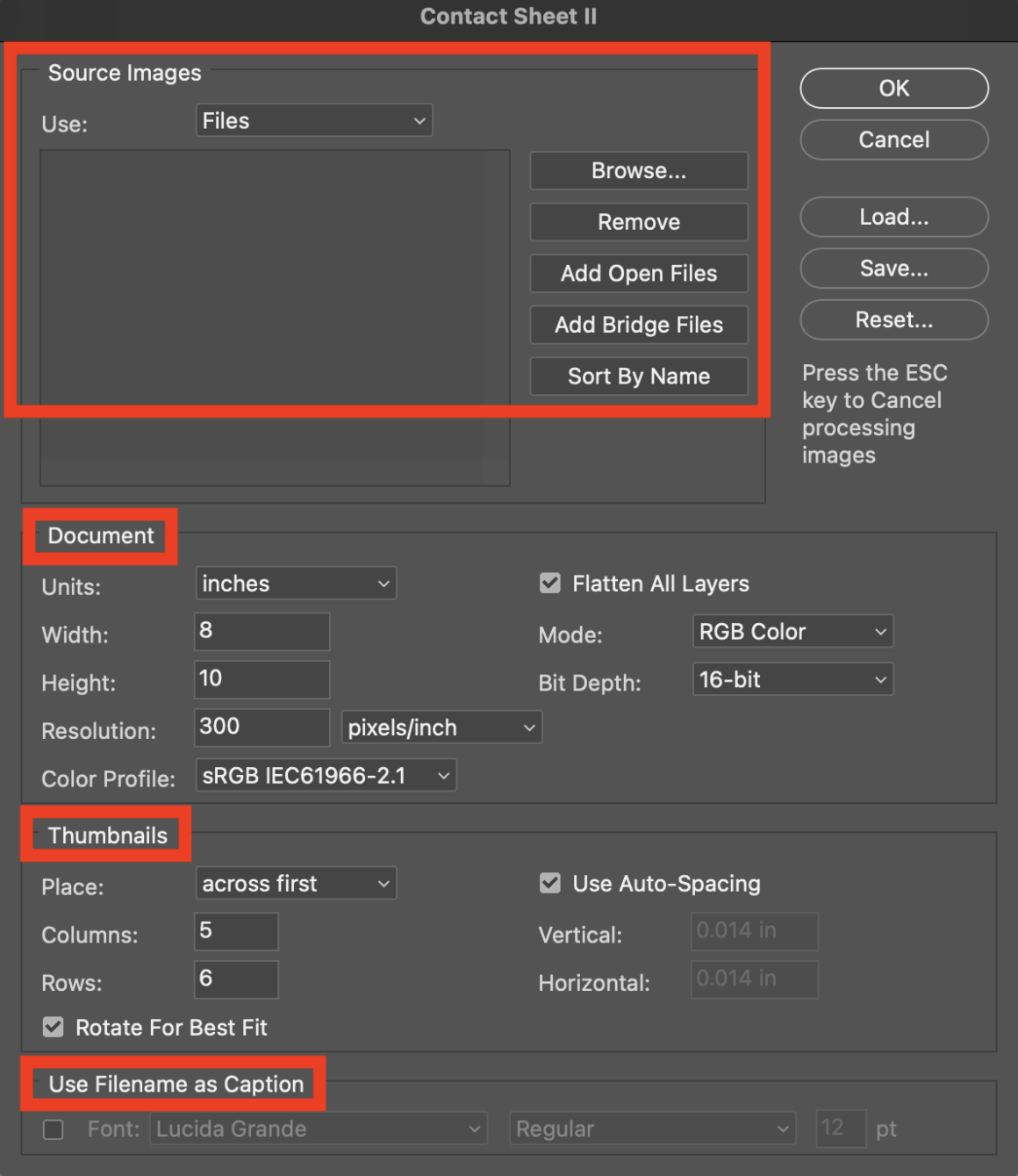 Kontak Sayfa Nedir ve Nasıl Yapılır? 5 contact sheet II photoshop