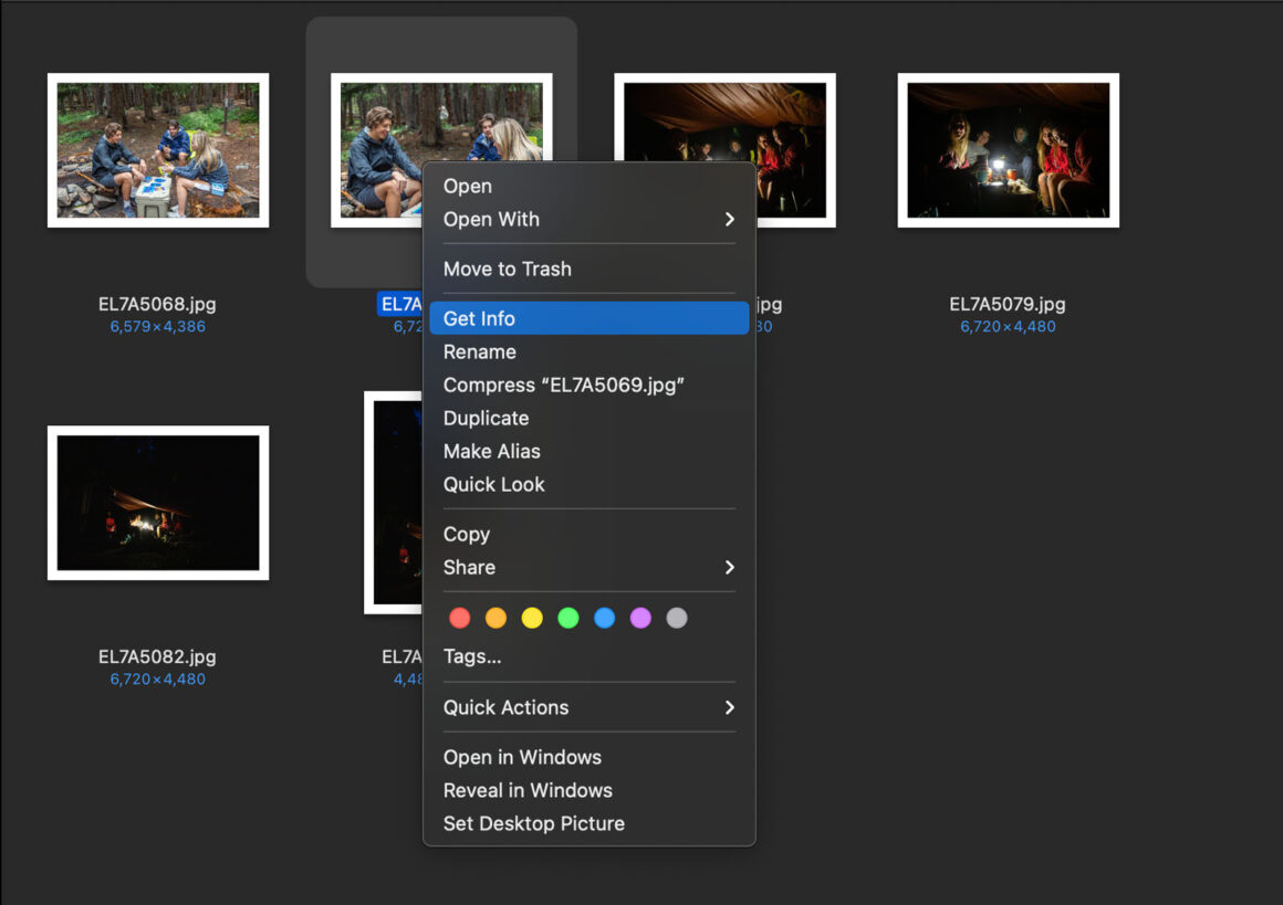 Dijital Fotoğraflarda EXIF Verisi Nedir? 7 mac 3 getinfo