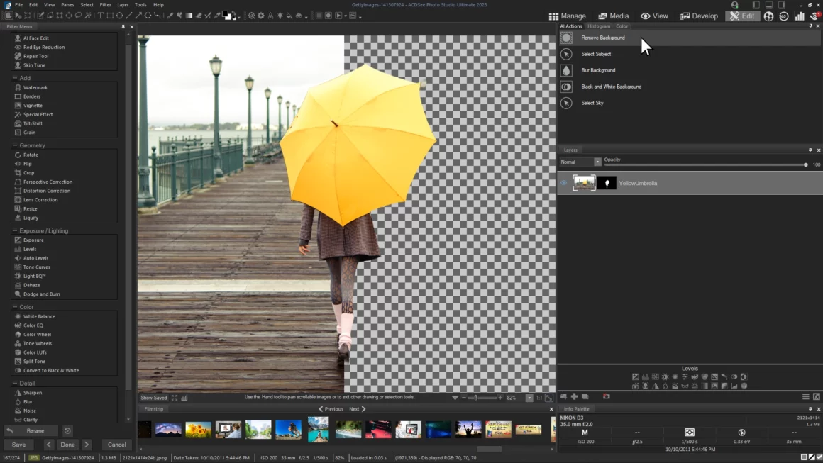 ACDSee Photo Studio Ultimate Artık Yüzleri ve Gökyüzünü Yapay Zeka ile Düzenlemenizi Sağlıyor 3 RemoveBackground