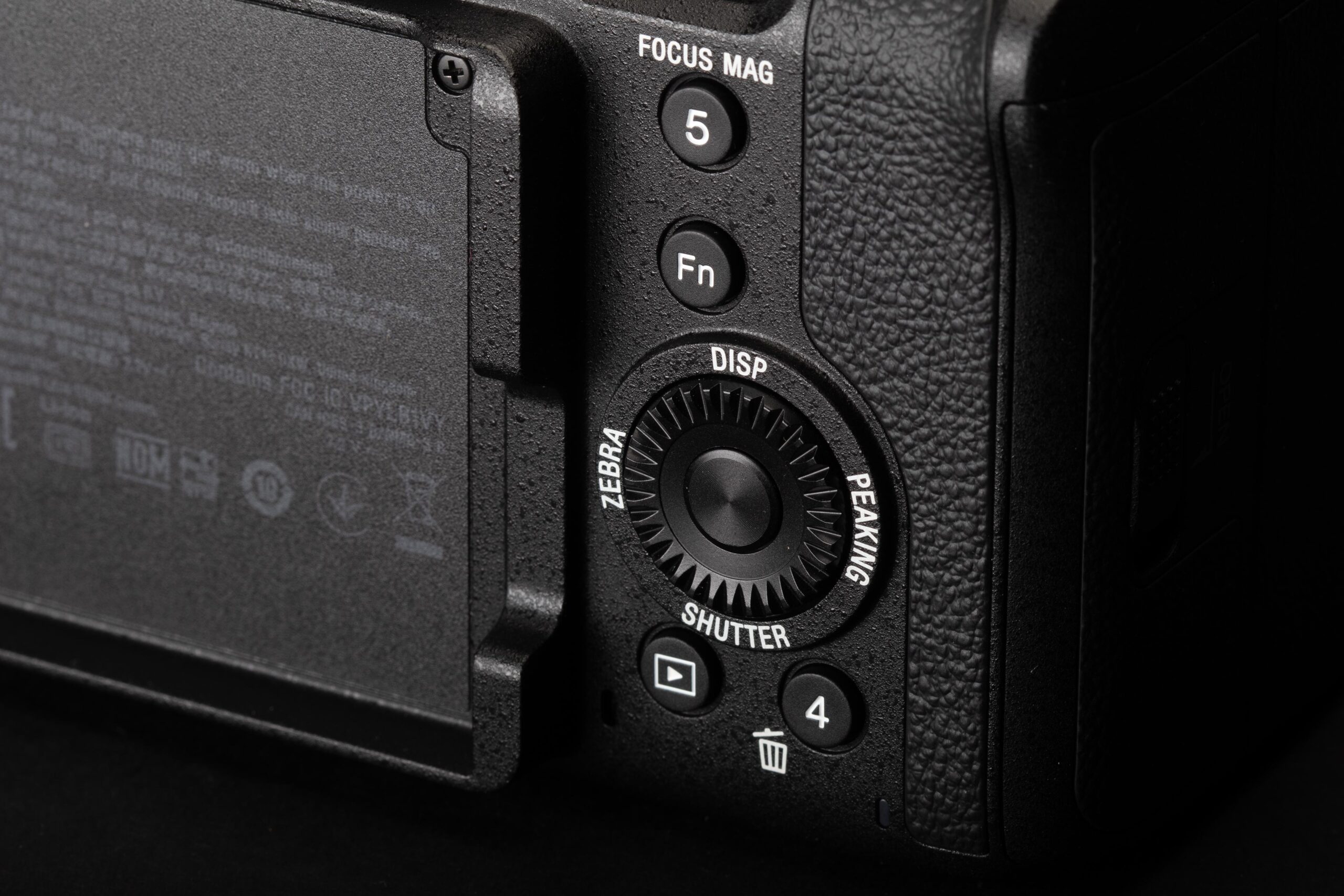 Sony_FX30_rear_controls Sanal Sergi