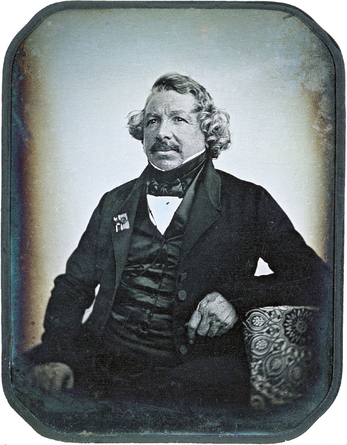 a daguerreotype of Louis Daguerre