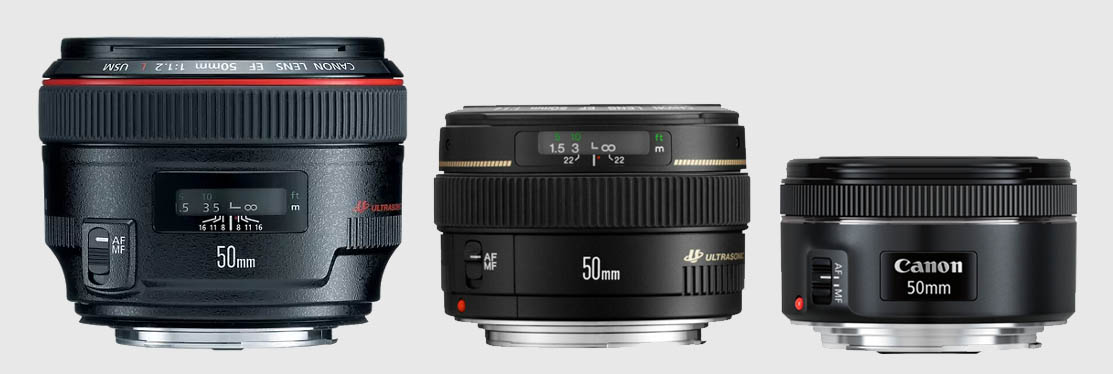 canon 50mm lenses