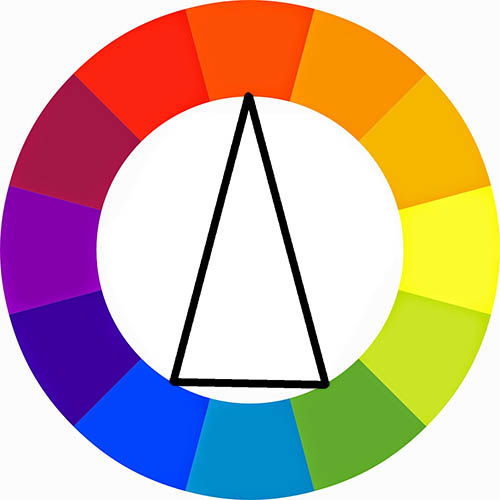 split complementary color scheme 1