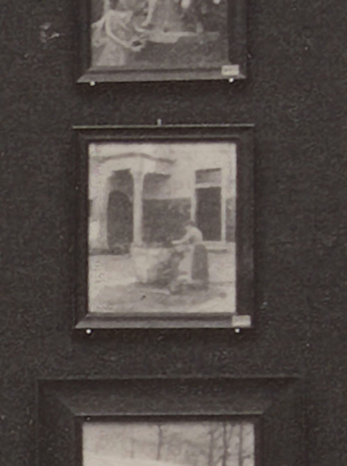 Fotoğrafçı Emlak Satışında Çok Nadir Stieglitz Baskıları Buldu 8 A Venetian Courtyard at Philadelphia Salon DETAIL