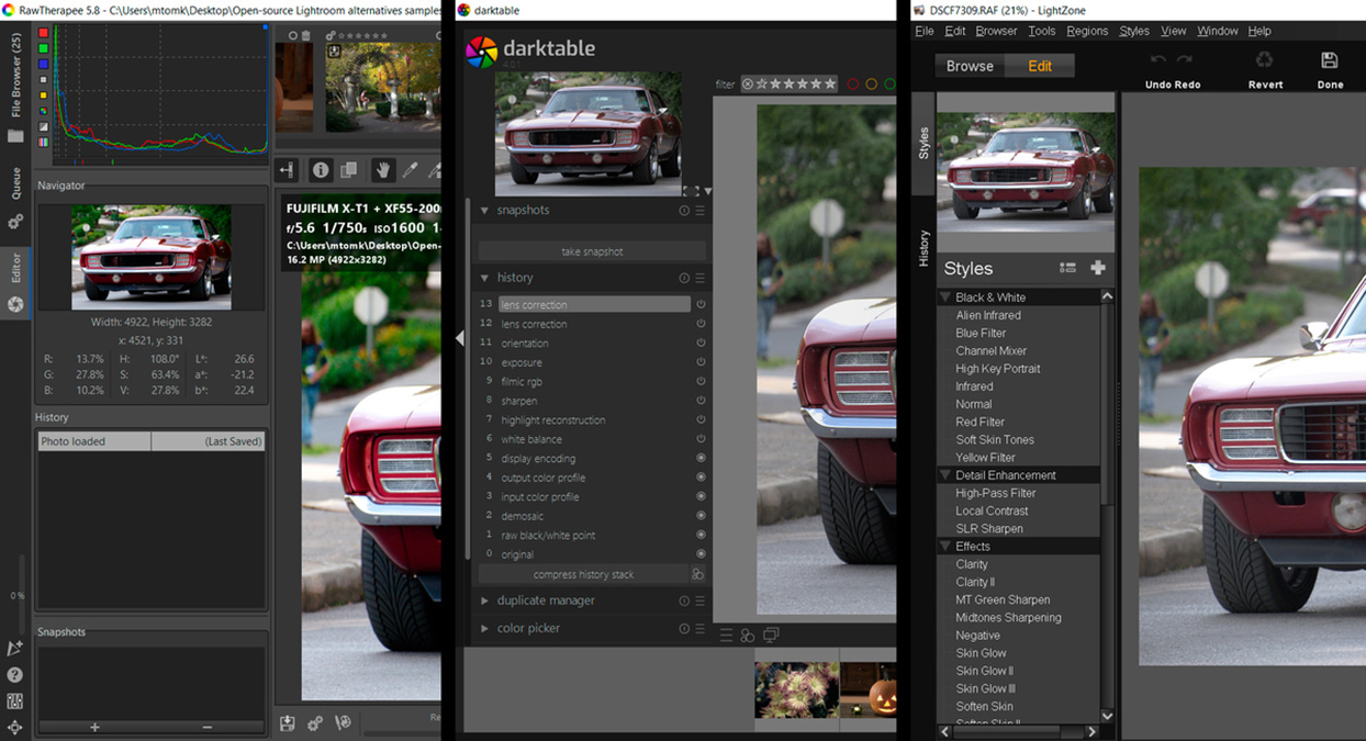 En iyi açık kaynaklı Lightroom alternatifleri 1 En iyi acik kaynakli Lightroom alternatifleri