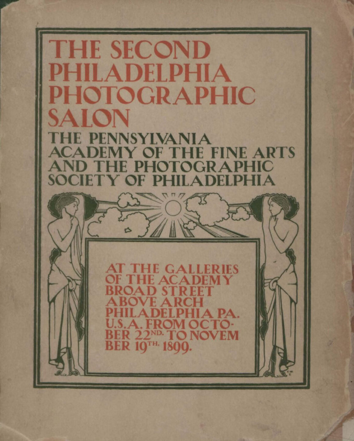 Fotoğrafçı Emlak Satışında Çok Nadir Stieglitz Baskıları Buldu 9 cover of philadelphia salon catalog