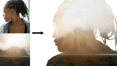 create double exposure in photoshop