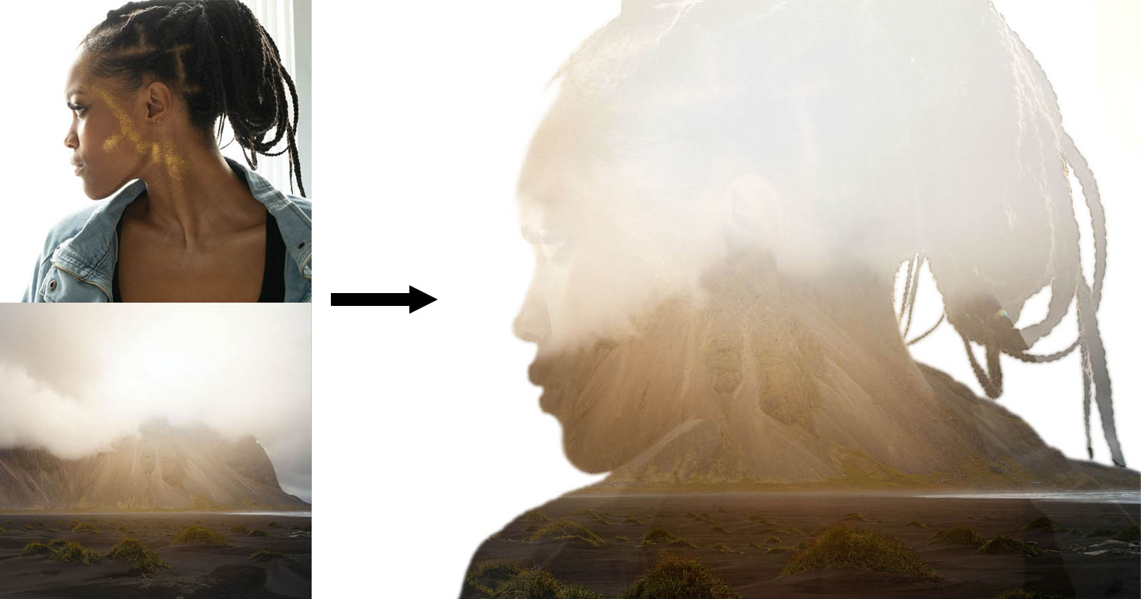 create double exposure in photoshop