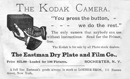 original kodak camera ad
