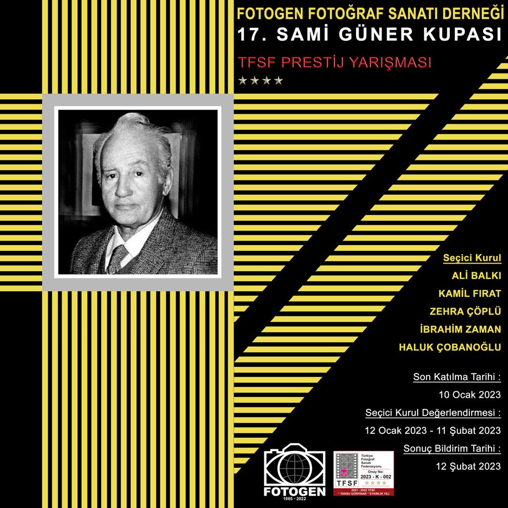 FOTOGEN 17. Sami Güner Kupası Fotoğraf Gösterisi Yarışması 2 FOTOGEN 17. Sami Güner Kupası Fotoğraf Gösterisi Yarışması