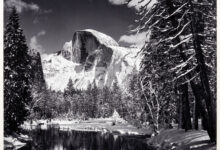 Lot 88 Ansel Adams Half Dome Merced River Winter Yosemite National Park California 1938