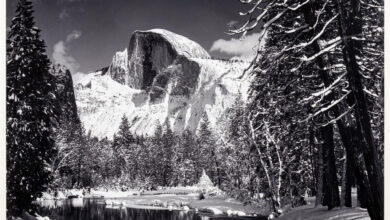 Fotoğraf Müzayedesinde Ansel Adams, Steve McCurry ve Daha Fazlasının Eserleri Bulunuyor 5 Lot 88 Ansel Adams Half Dome Merced River Winter Yosemite National Park California 1938