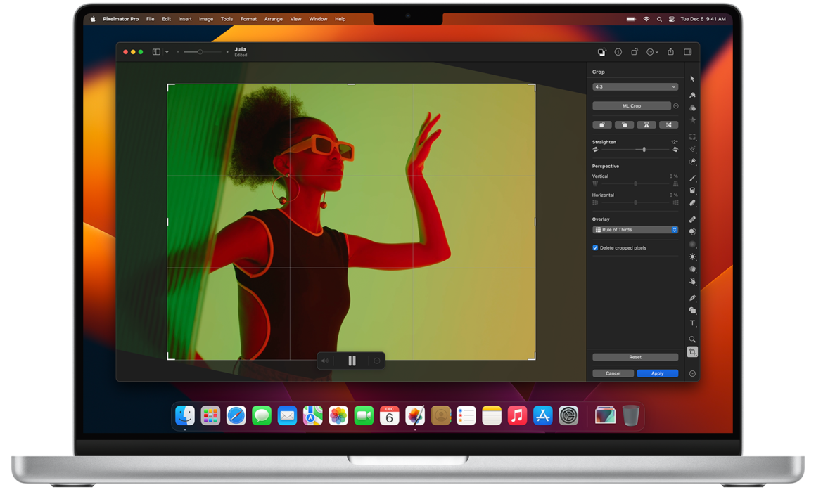 Artık Videoları Pixelmator Pro'da Düzenleyebilirsiniz 5 Pixelmator Pro 3.2 – 2 – Video Editing Support