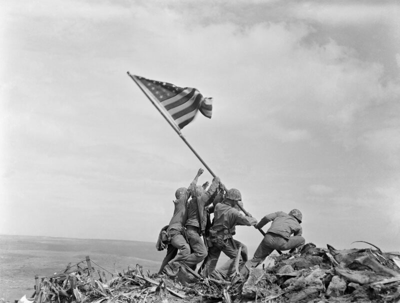 Raising the Flag on Iwo Jima larger edit1