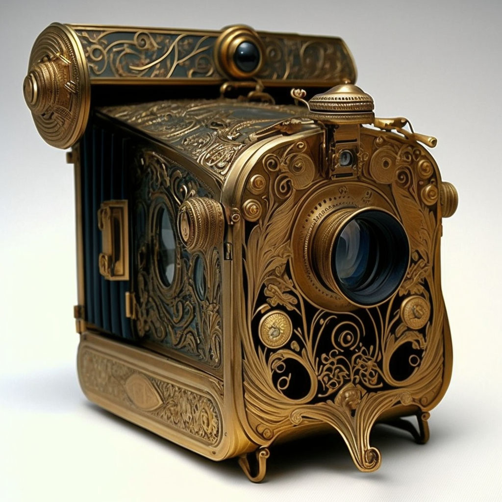 mathieustern Art nouveau camera distinctive and ornate aestheti