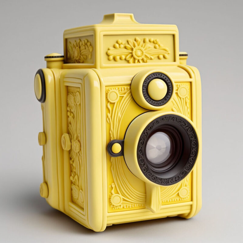 mathieustern a TLR medium format camera made of chinese porcela