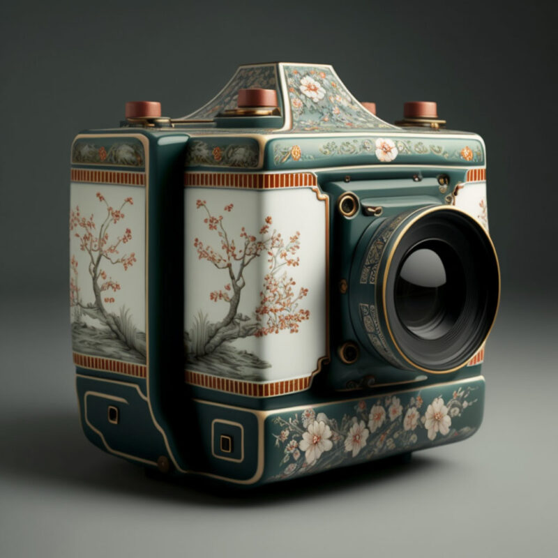 mathieustern a medium format camera made of Chinese porcelaine