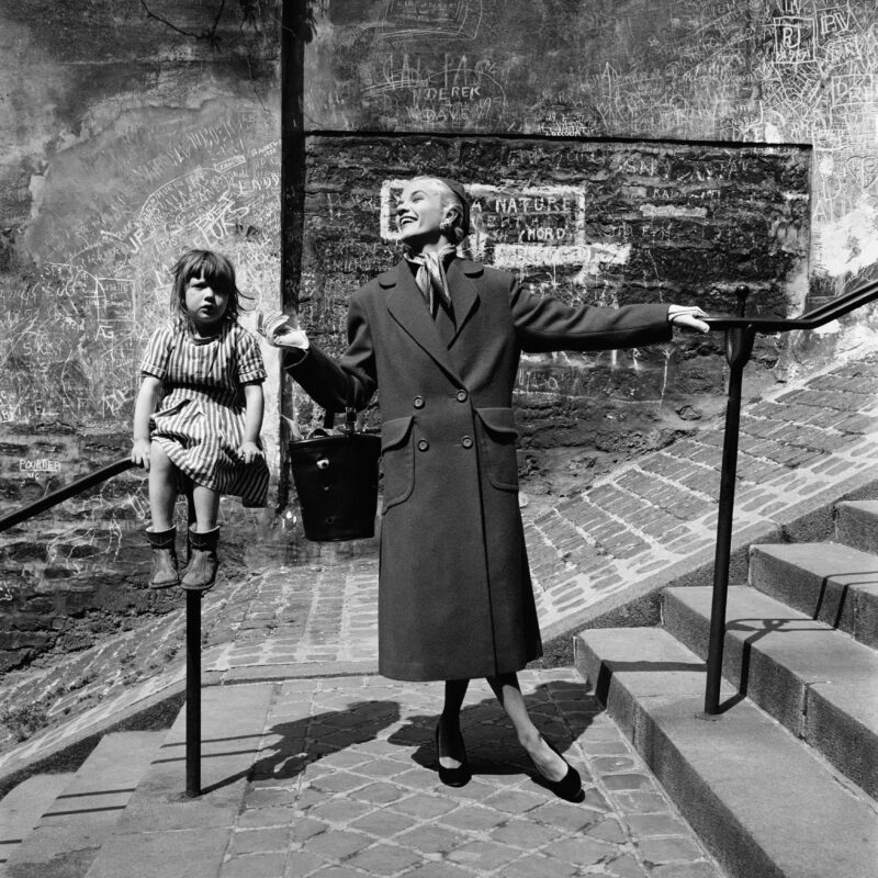 10a Paris P.A.P 1960 Montmartre Child on Railing Crop square