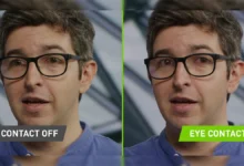 NVIDIA Broadcast, Dijital Olarak Sahte Göz Teması Yapabilir 5 NVIDIAnin Canli Yayin Yazilimi Dijital Olarak Sahte Goz Temasi Yapabilir header