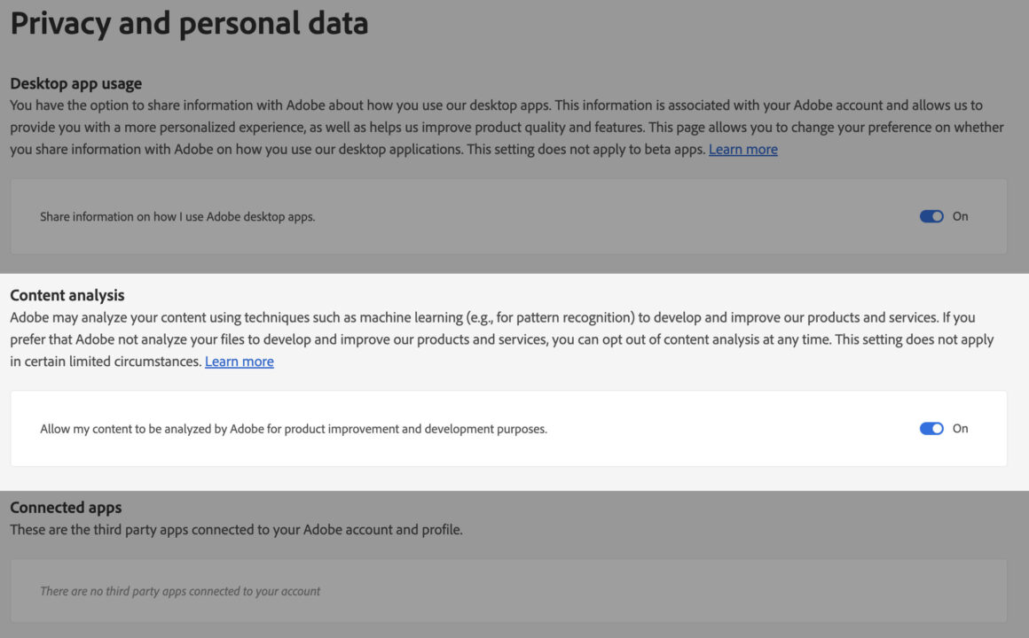 Adobe, Yapay Zekasını Eğitmek İçin Fotoğraflarınızı Kullanıyor Olabilir 2 Adobe, Yapay Zekasını Eğitmek İçin Fotoğraflarınızı Kullanıyor Olabilir