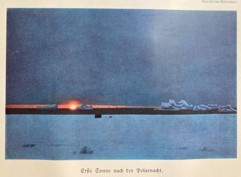 Autochrome'da Arctic Dreams: Greenland 1912 Keşif Gezisinden Fotoğraflar 5 greenland sunrise