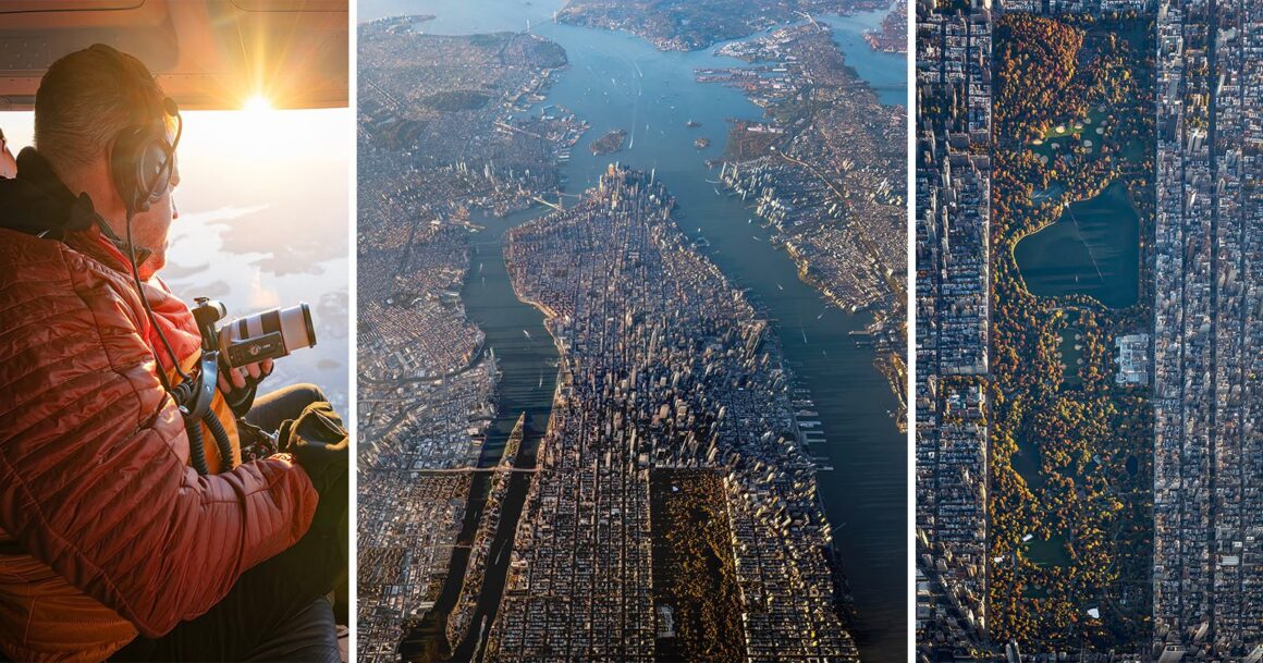 Açık Kapılı Helikopterden Çekilen Manhattan’ın İnanılmaz Fotoğrafları