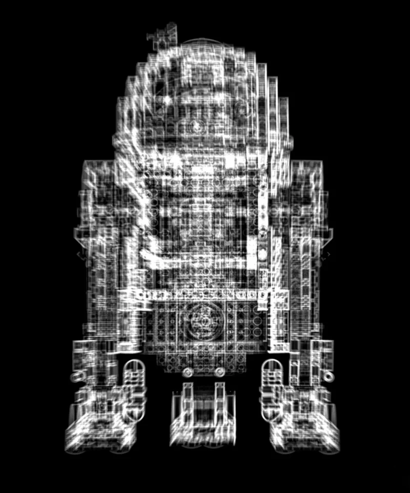 Andrei Duman: X-Ray 10 duman r2 d2 lego 1