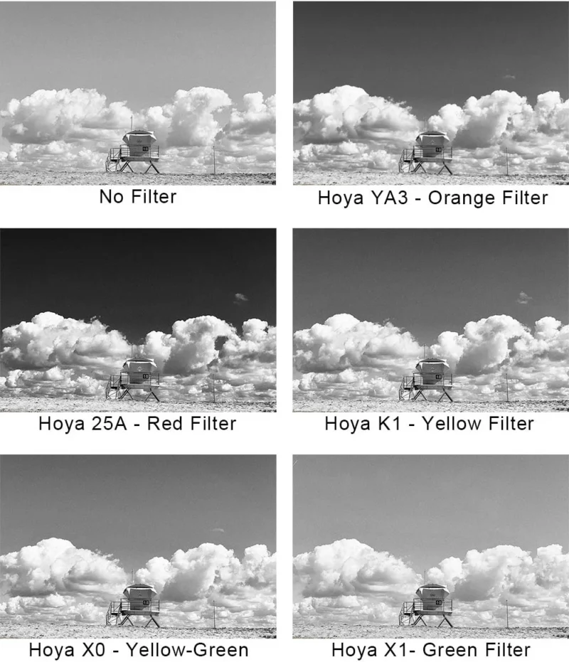 Siyah-Beyaz Fotoğrafçılık için Renk Filtreleri: Eksiksiz Bir Kılavuz 5 filtered images 2