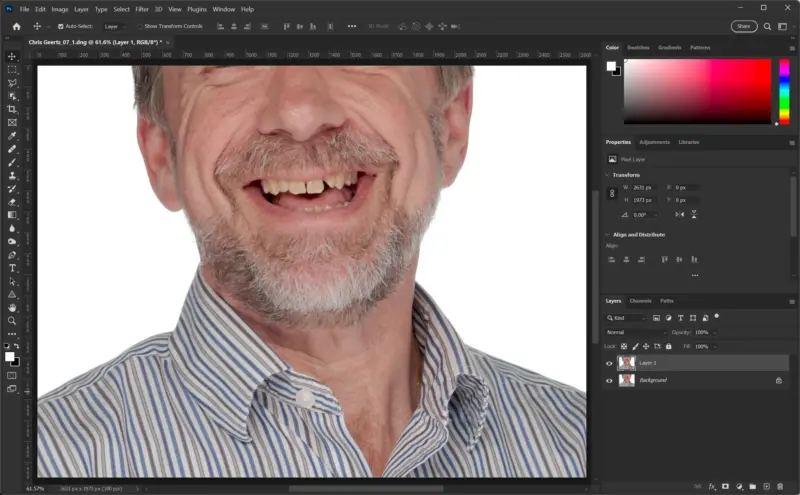 Photoshop'ta Dişler Nasıl Beyazlatılır