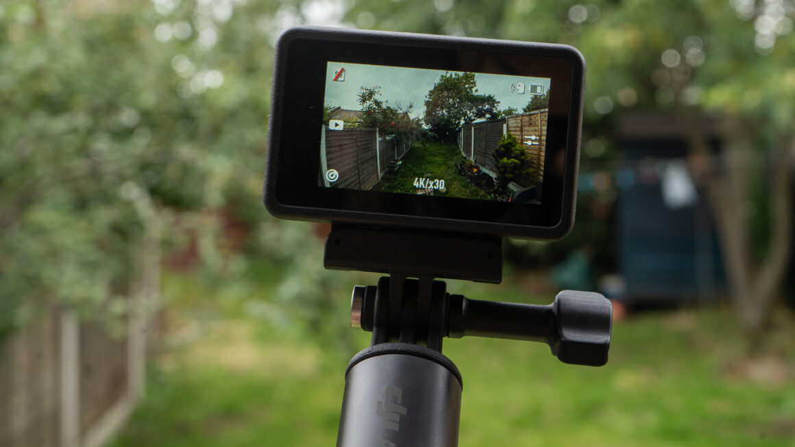 DJI osmo action 4 back