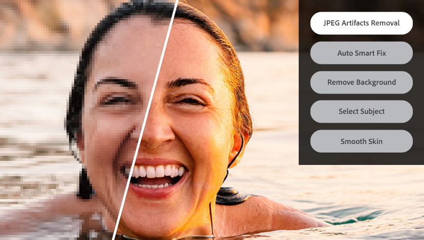 Adobe Photoshop Elements ve Premiere Elements 2024 3 PSE QuickActionsJPEGArtifactsRemoval WithMenu
