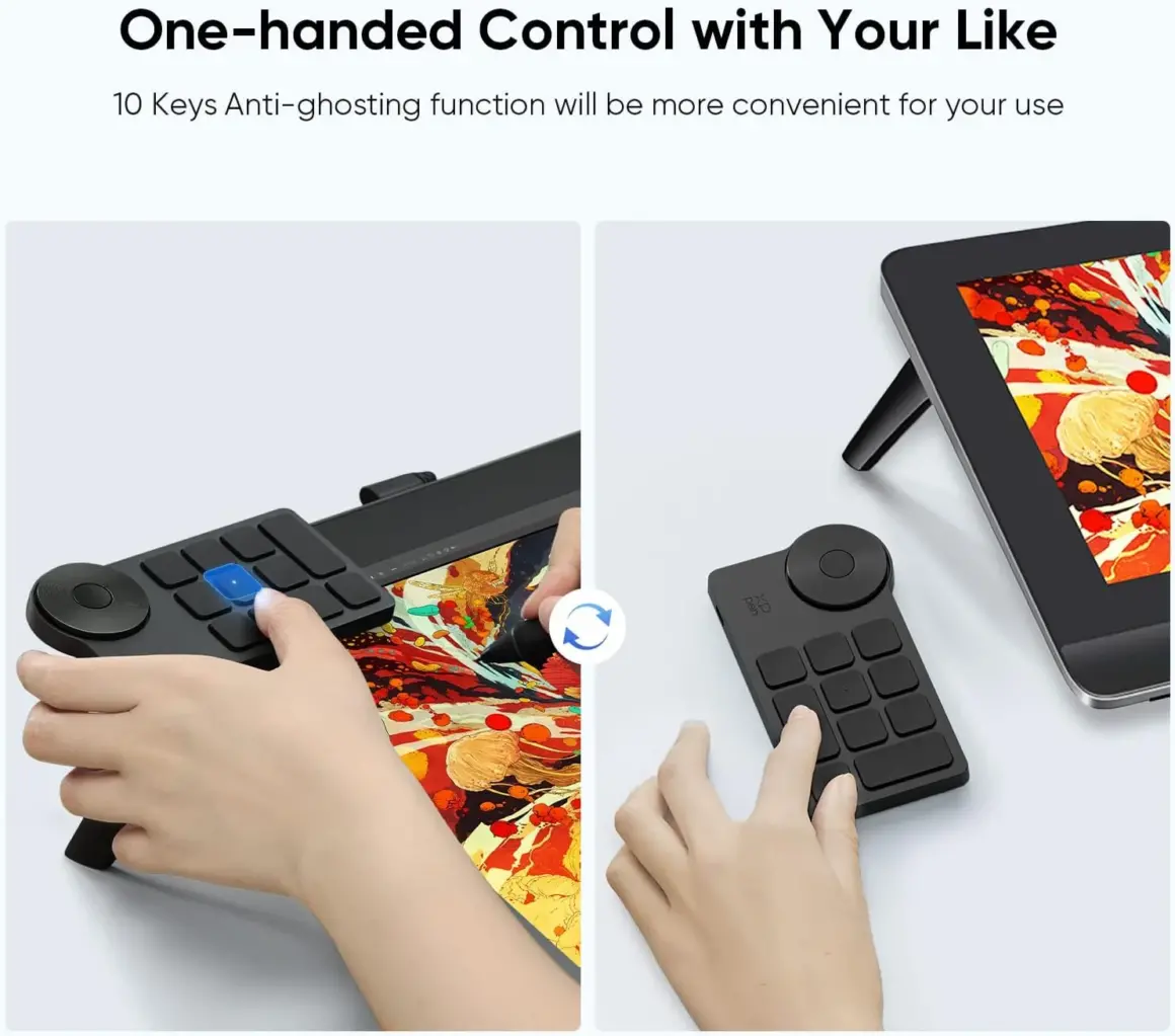 2023'ün Fotoğrafçılar için En İyi Düzenleme Konsolları 9 XPpen mini keydial 3
