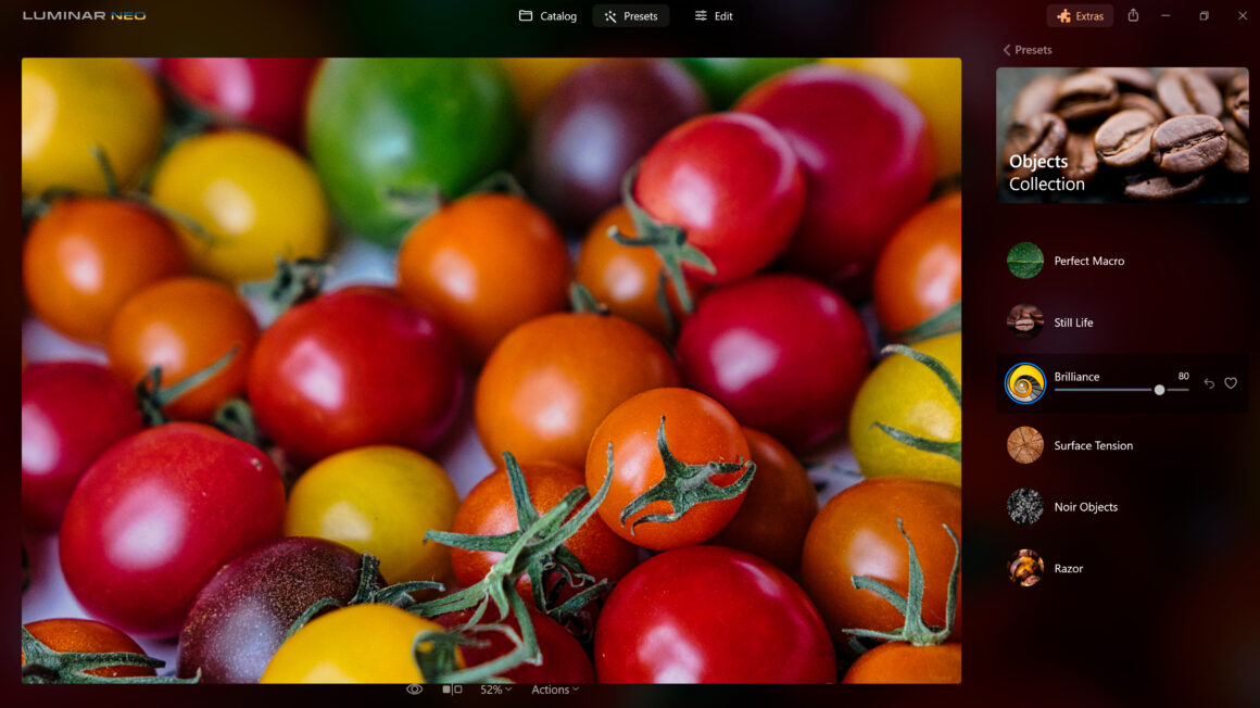 Skylum Luminar Neo İncelemesi 5 luminar neo presets ui
