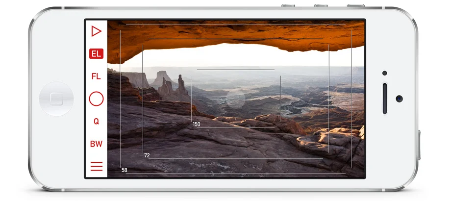2023'ün En İyi iPhone Kamera Uygulamaları 9 viewfinder 2
