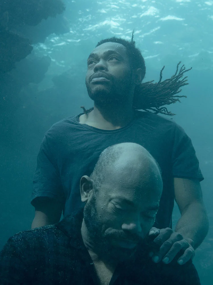 Nick Brandt : SINK / RISE 8 Ben and his father Viti Fiji 2023