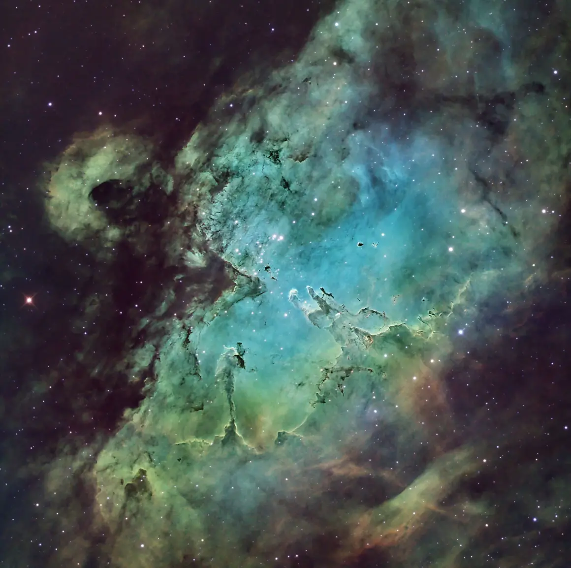 Ulusal Astrofotografi Yarışmasında Gök Görüntüleri Parlıyor 6 Runner Up Pravas Deria Eagle Nebula