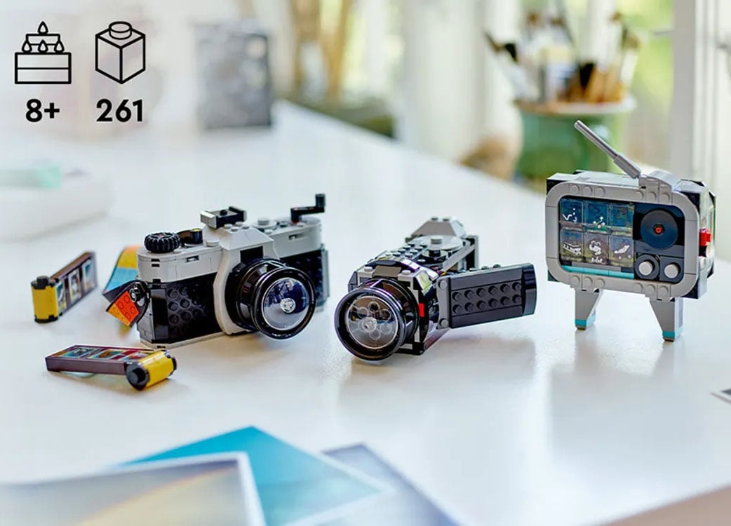 LEGO Retro Kamera, Fotoğrafçılar için Bir Oyuncak 4 lego retro camera 2