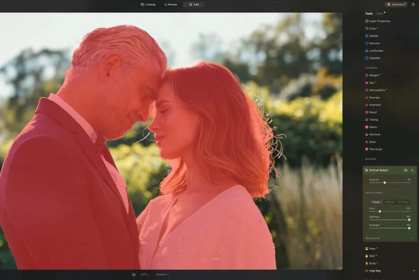 2024'ün en iyi fotoğraf düzenleme yazılımları 7 Skylum Luminar NEO