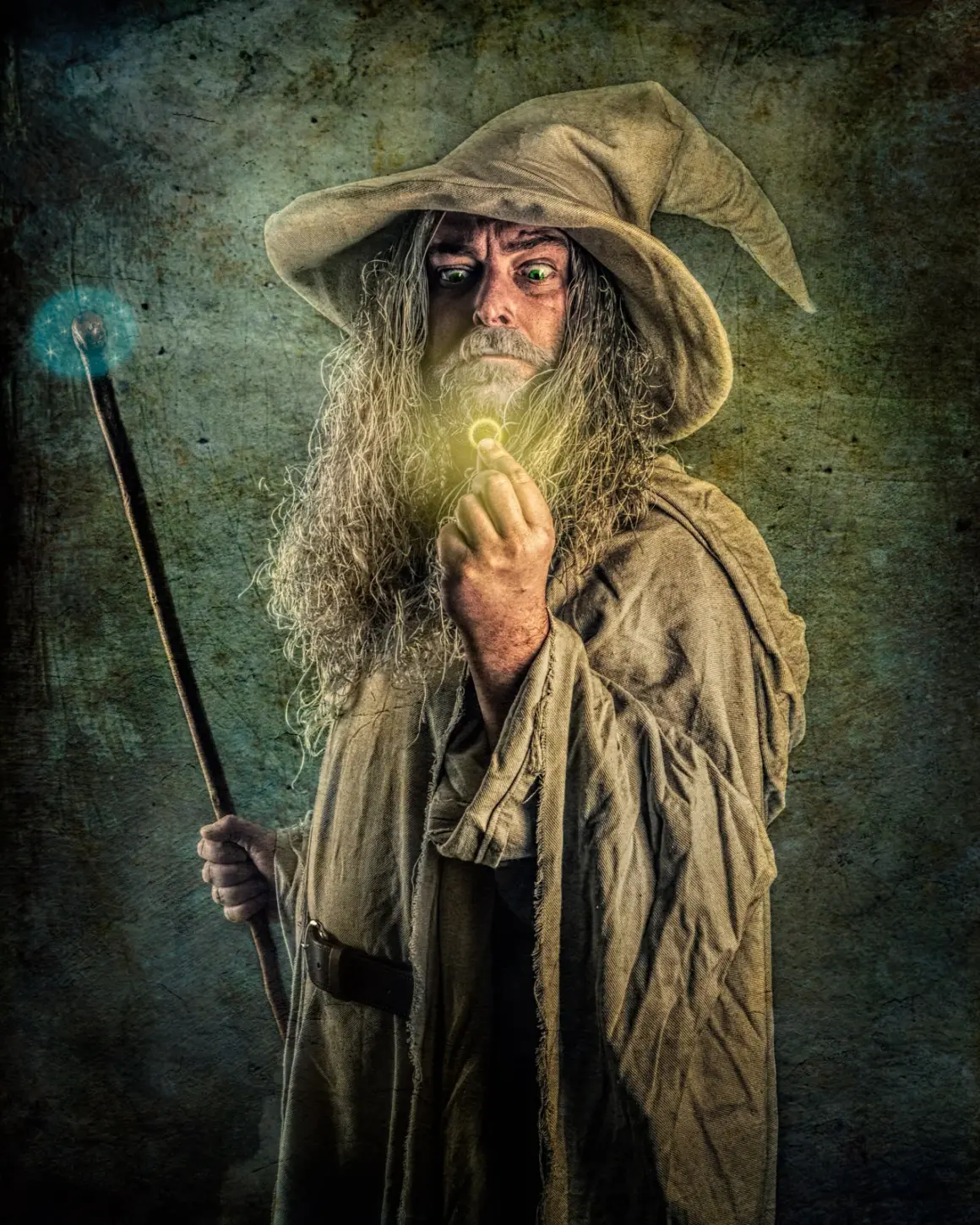 Wizard with textures