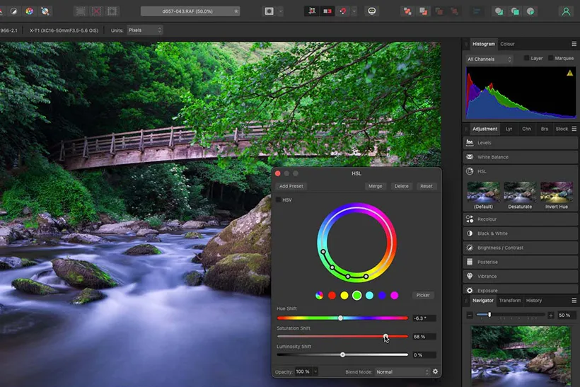 2024'ün en iyi fotoğraf düzenleme yazılımları 5 affinity photo2