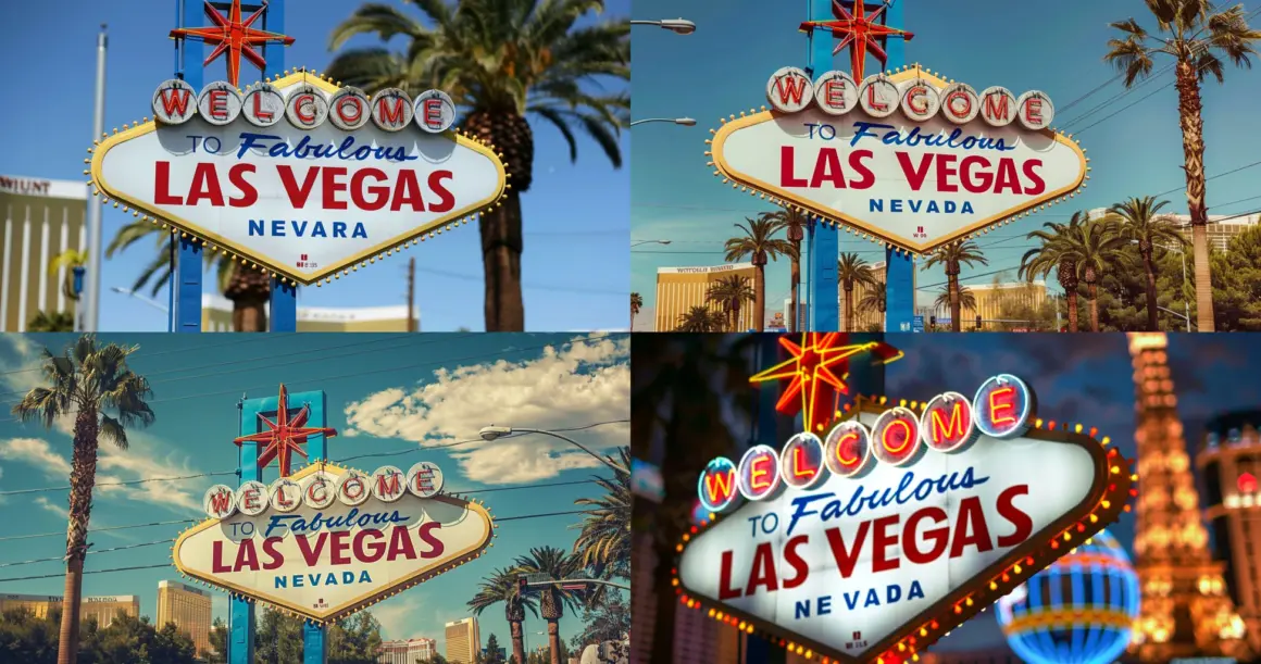 Make a picture of the Welcome to Fabulous Las Vegas