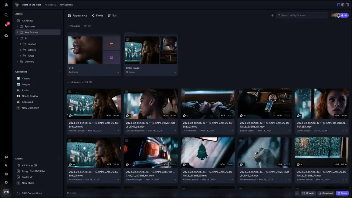 Adobe'nin Yeni Frame.io V4 Kapsamlı İyileştirmeler Vaat Ediyor 4 frameio v4 ui 1