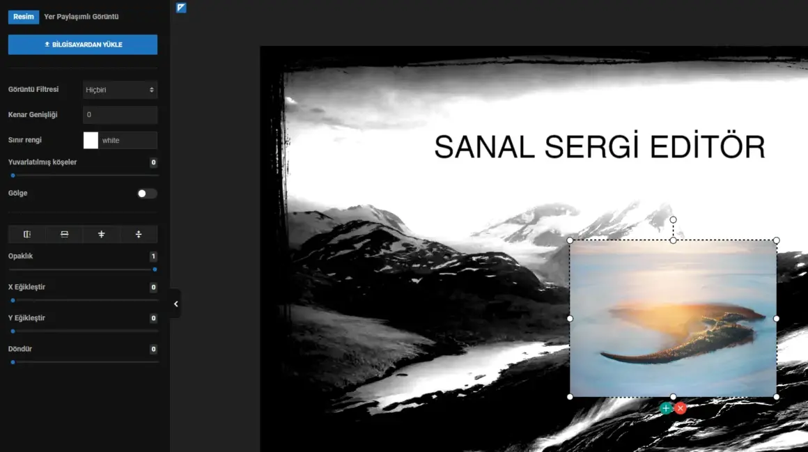 SanalSergi Editör : Ücretsiz Online Fotoğraf Düzenleme Aracı 10 gorsel ekleme